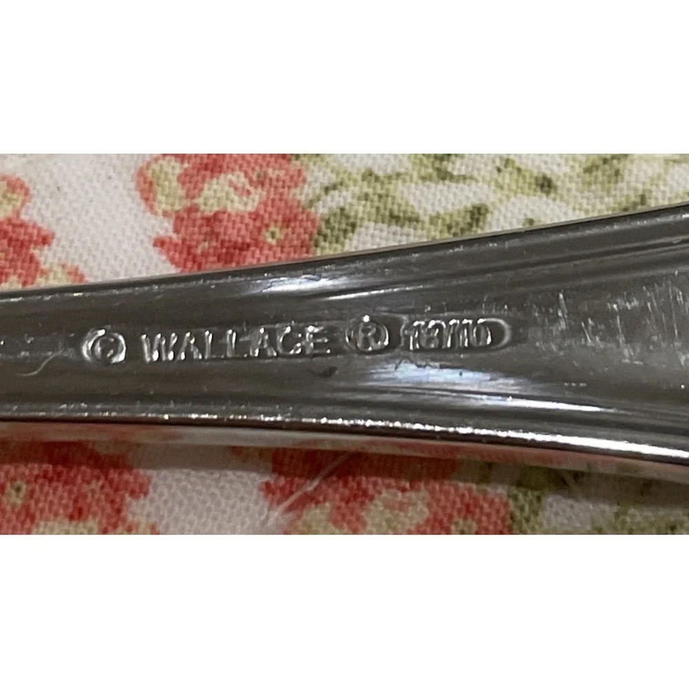 Wallace Continental Bead Set Of 5 Dinner Forks Fork 18/10 Stainless‎ Flatware